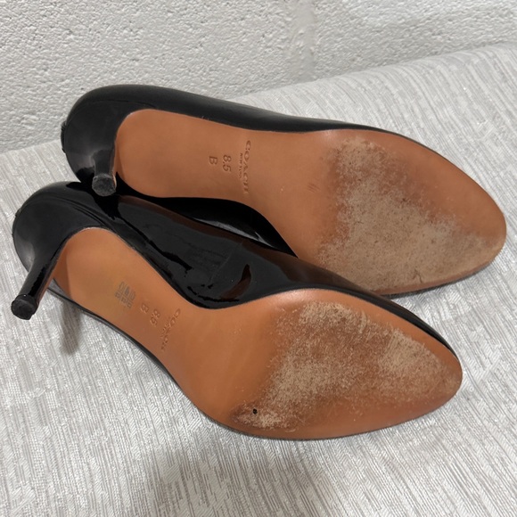 Coach black Patent Leather Women's Pumps - Picture 6 of 9